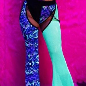 Rolita Couture Ride Em Bell Chaps M/L